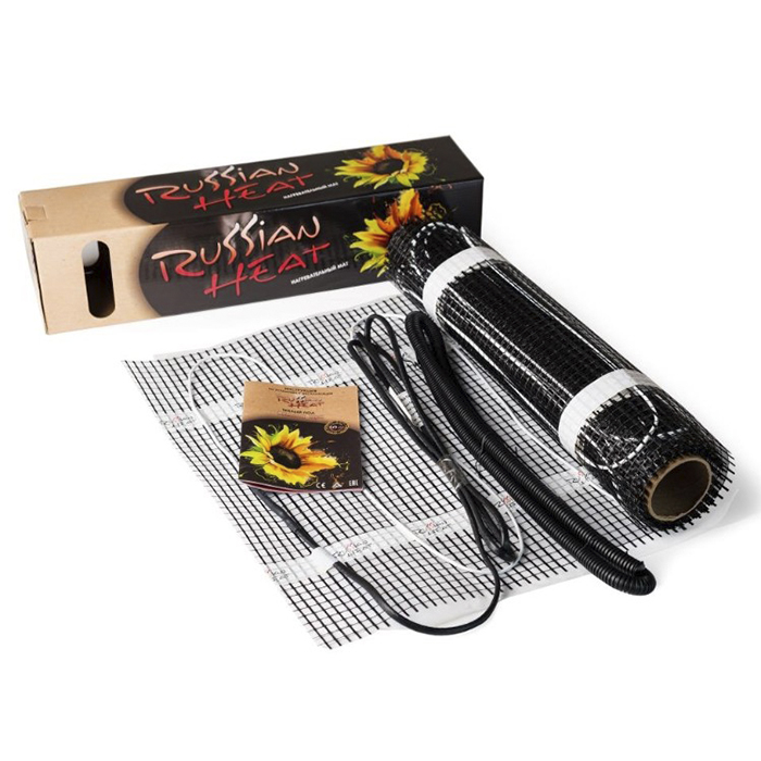 Нагревательный мини-мат двухжильный Russian Heat (6 кв.м.)